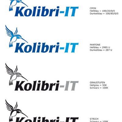 Logo-Katalog mit Farbcodierungen